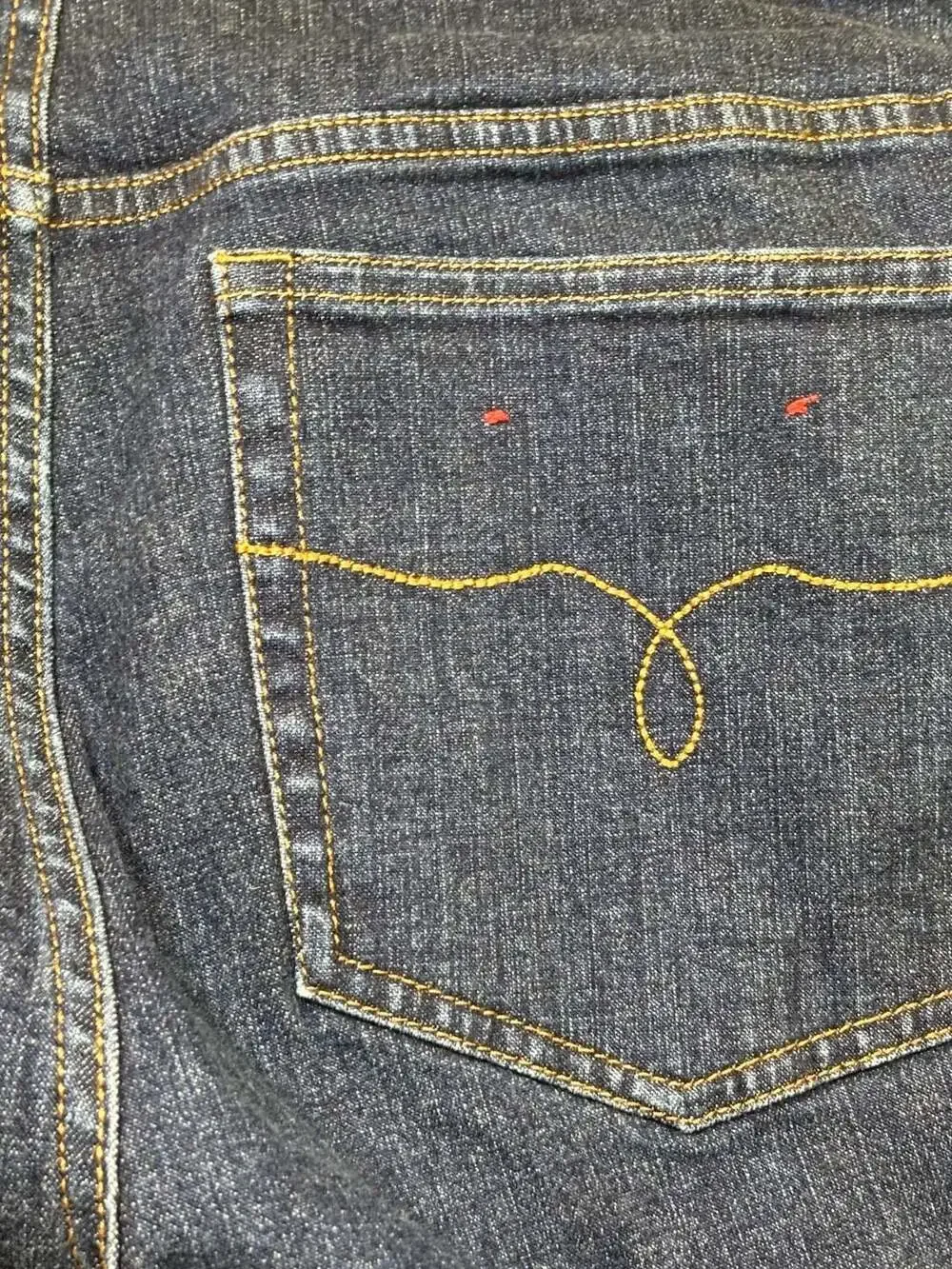 Lauren Jeans Co. Ralph Lauren Women's Dark Blue Denim Jeans Size 16